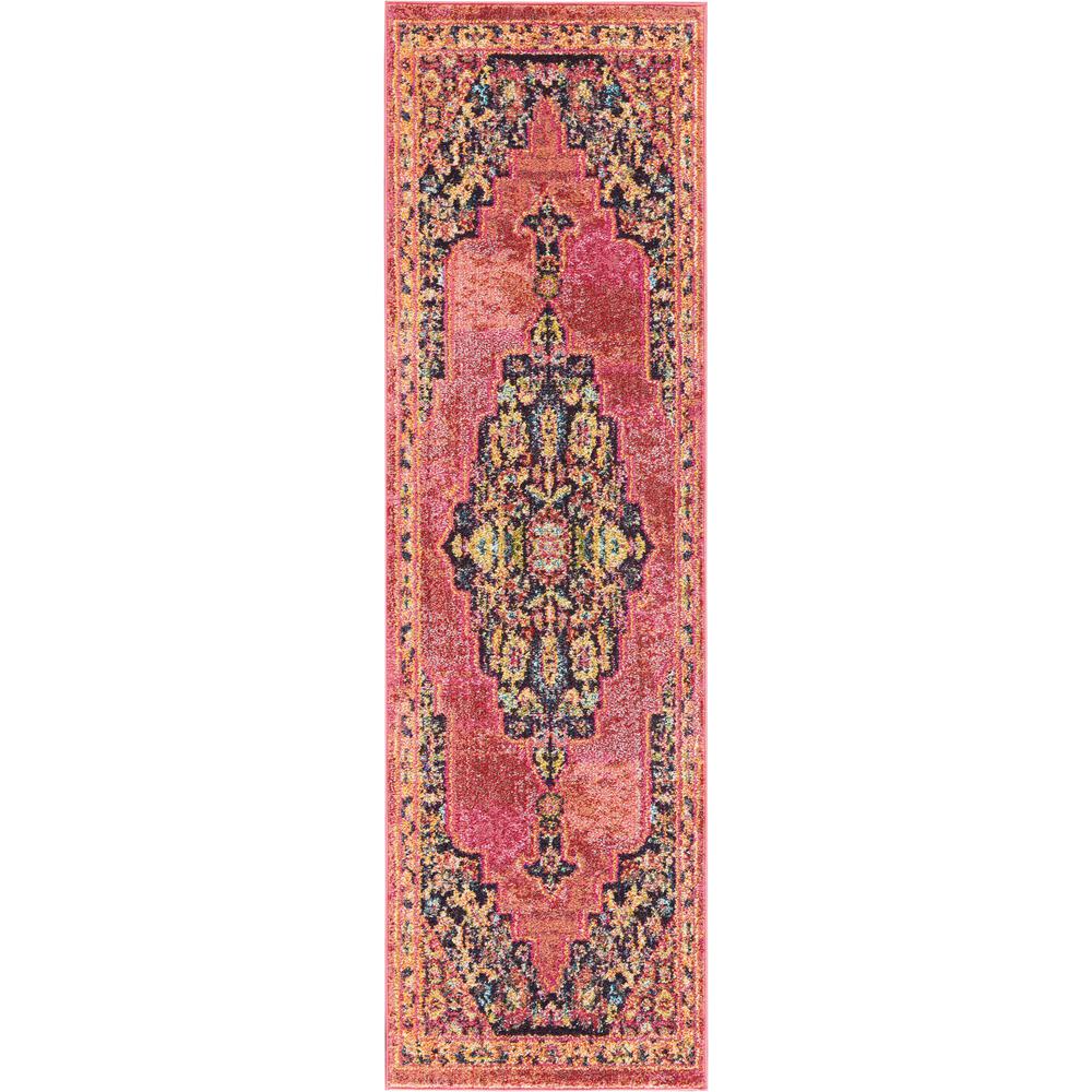 Nourison Passionate 8 Runner Pink Multicolor Boho Area Rug 454669 Nourison Passionate 8 Runner Pink Multicolor Boho Area Rug