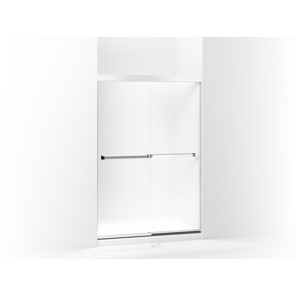 Sterling Meritor 47 5 8 In X 69 11 16 Semi Framed Sliding Shower Door Silver With Handle Sterling Meritor 47 5 8 In X 69 11 16 Semi Framed Sliding Shower Door Silver With Handle