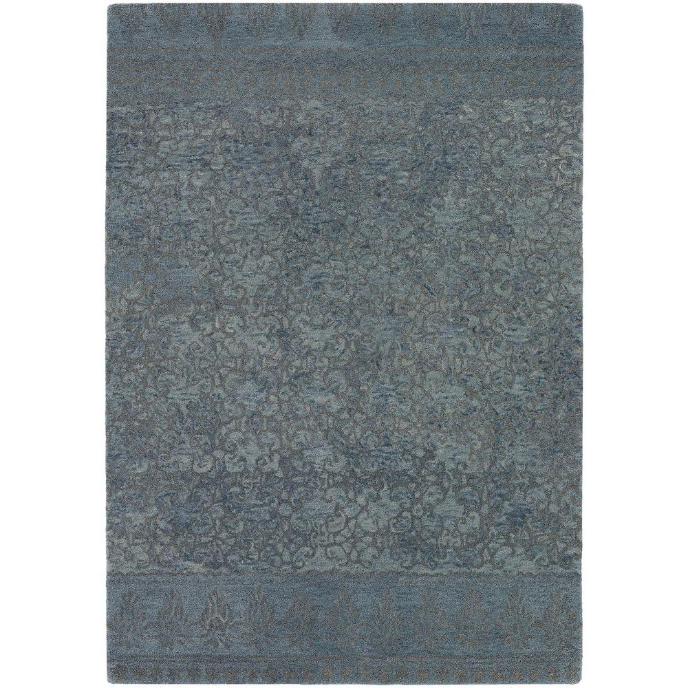 Blue Area Rugs The Home Depot Berlow Blue Grey 7 Ft 9 In X 10 6