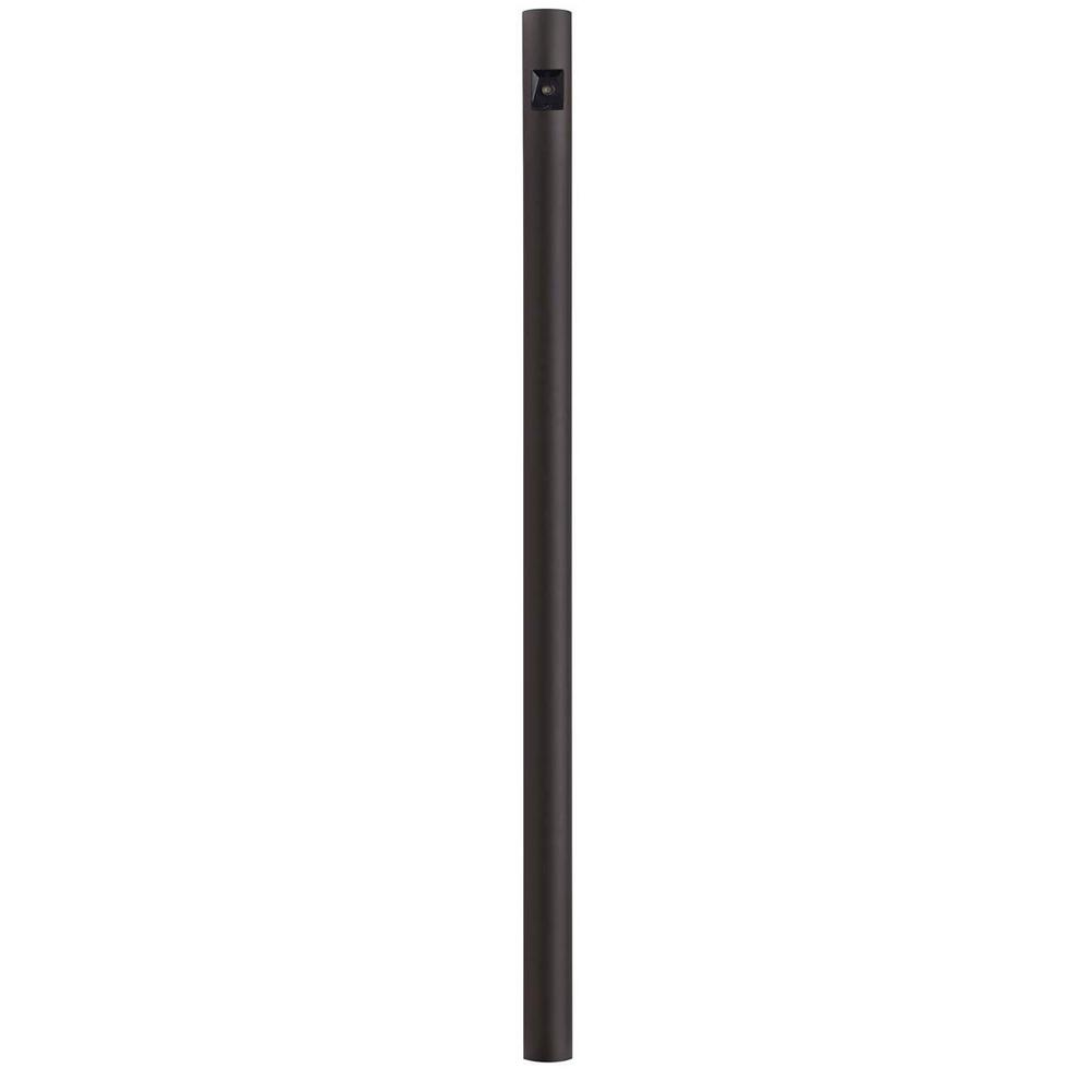 SOLUS 7 ft. Bronze Outdoor Direct Burial Lamp Post with Dusk to Dawn