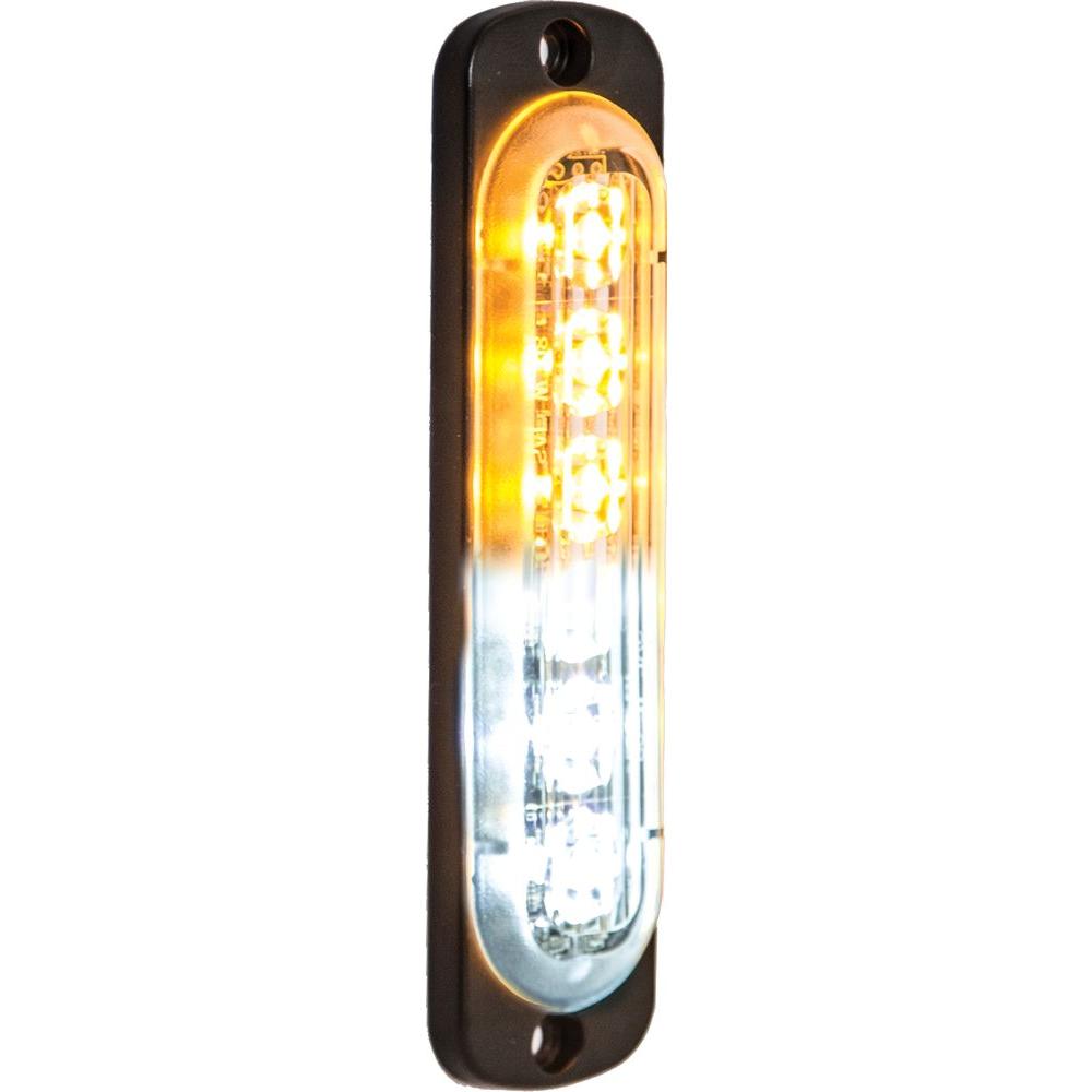 Buyers Products Company Amber/Clear LED Vertical Strobe Light8891912