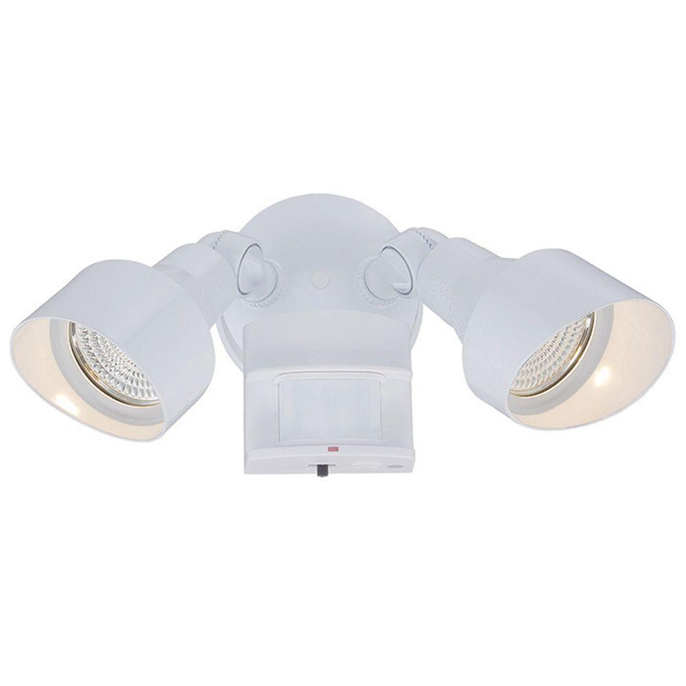 Acclaim Lighting Floodlights Collection 2-Light White Motion Activated Outdoor... by Acclaim Lighting