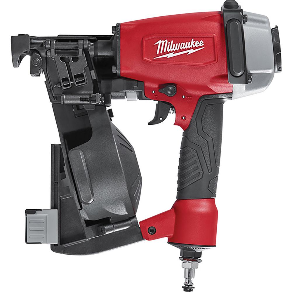 Milwaukee Pneumatic 1 3 4 In 15 Degree Coil Roofing Nailer 7220