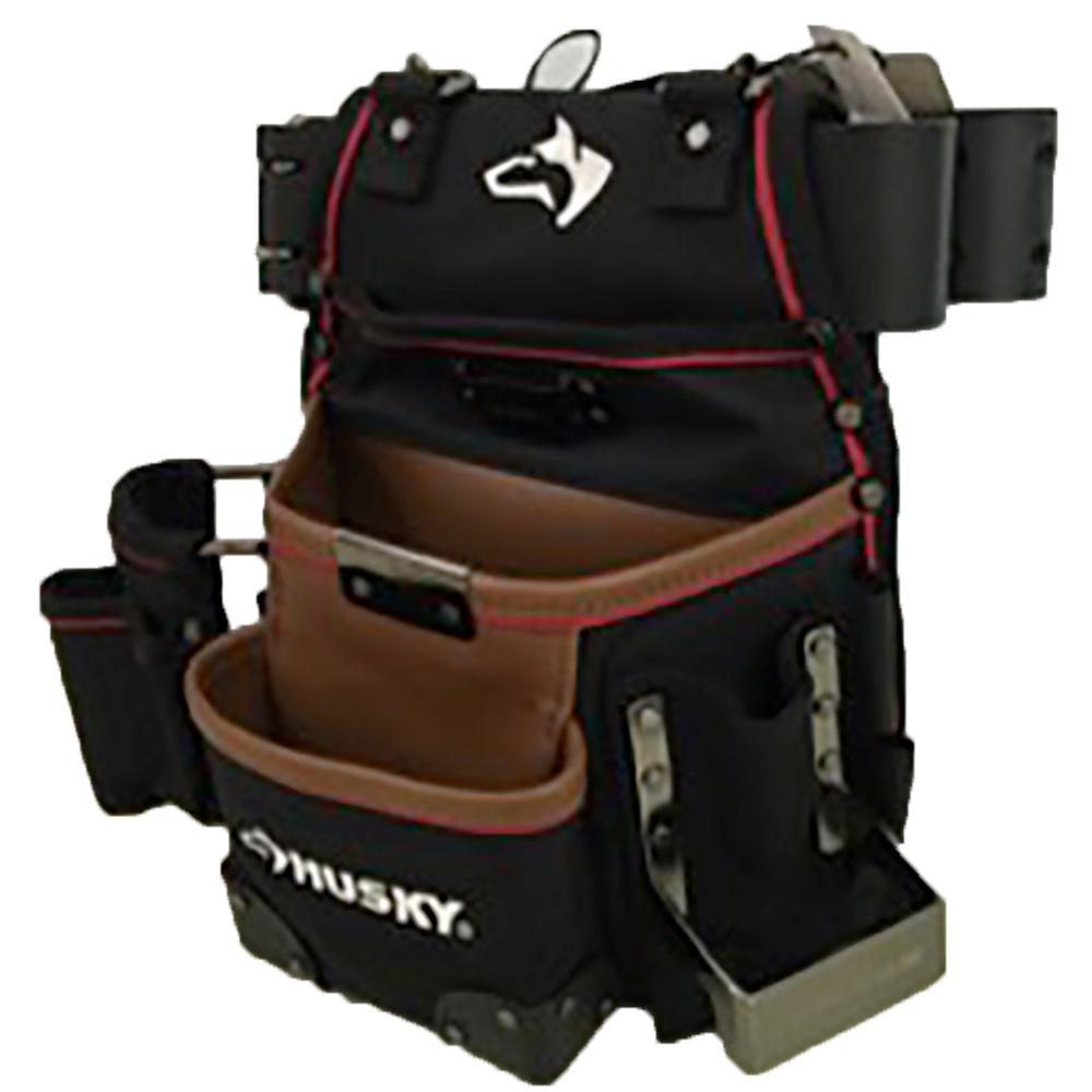 Husky 3Pocket Holster with Leather and BeltGP54871N16 The Home Depot