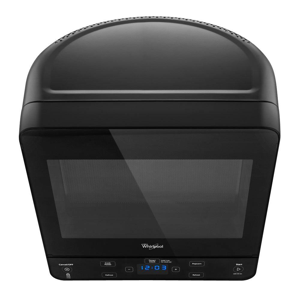 Whirlpool 0 5 Cu Ft Countertop Microwave In Black Wmc20005yb The This Microwave Whirlpool