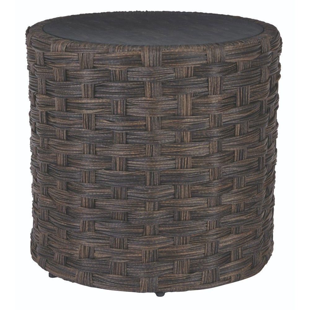 Outdoor Side Tables Patio The Home Depot Sunset Point Patio Side Table