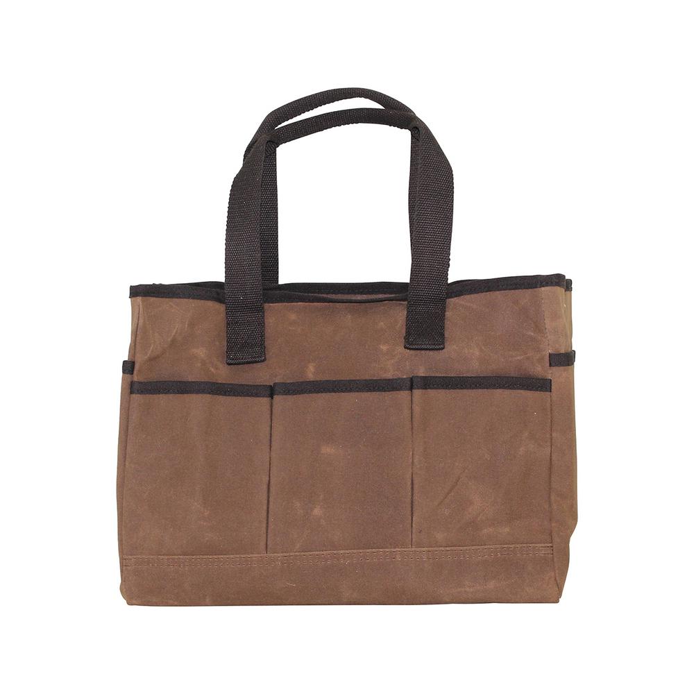 khaki tote bag