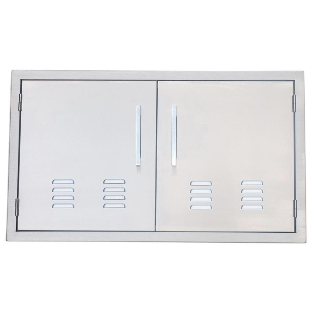 Sunstone Signature Series 36 In 304 Stainless Steel Double Access 304 Stainless Steel Double Access Door With Vents