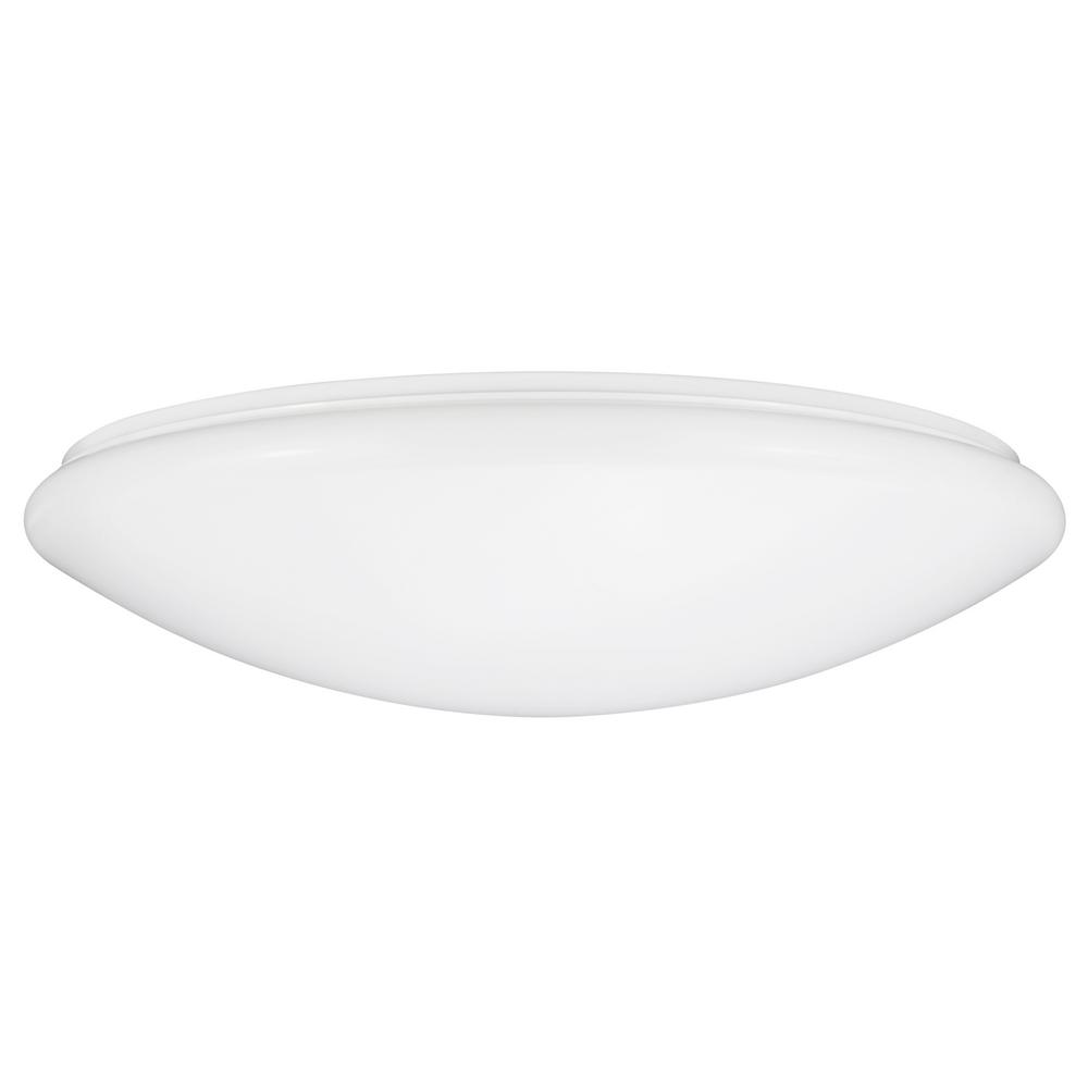 Commercial Electric Spin Light 7 In Led Flush Mount Ceiling Light 850 Lumens 11 5 Watts 5000k Daylight No Bulbs Needed 54483161 The Home Depot