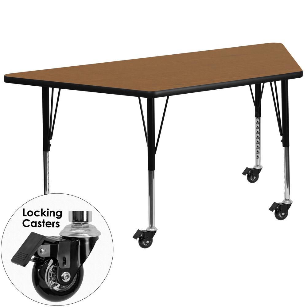 Flash Furniture Oak Kids Table Xua3060trpoktpc The Home Depot Flash Furniture Oak Kids Table