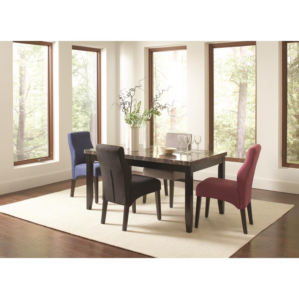 Coaster Dining Chair Blue Chairs Kitchen Dark Blue Cuccino Dining Chair Set Of 2