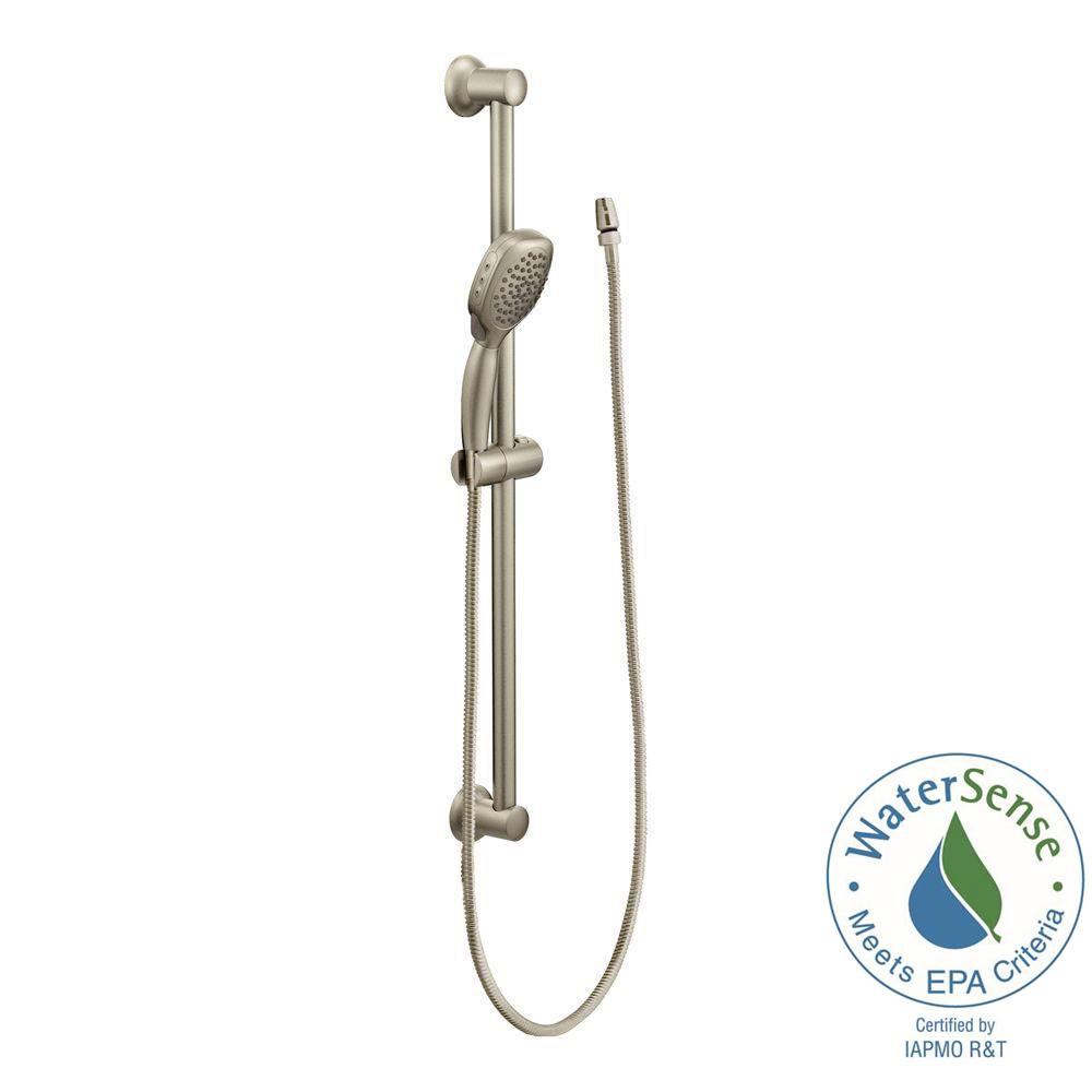 MOEN 4Spray EcoPerformance Handheld Handshower with Slide Bar in