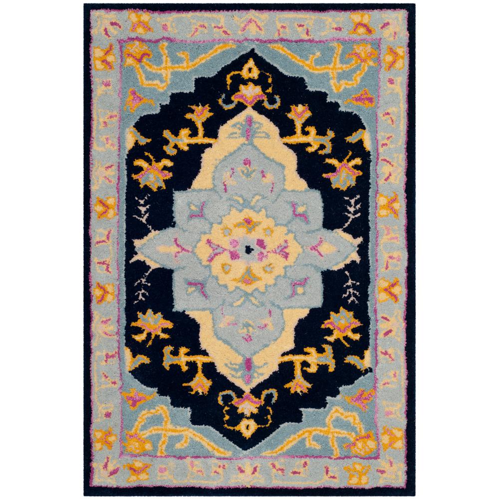 Safavieh Bellagio Navy Blue Multi 2 Ft X 3 Area Rug