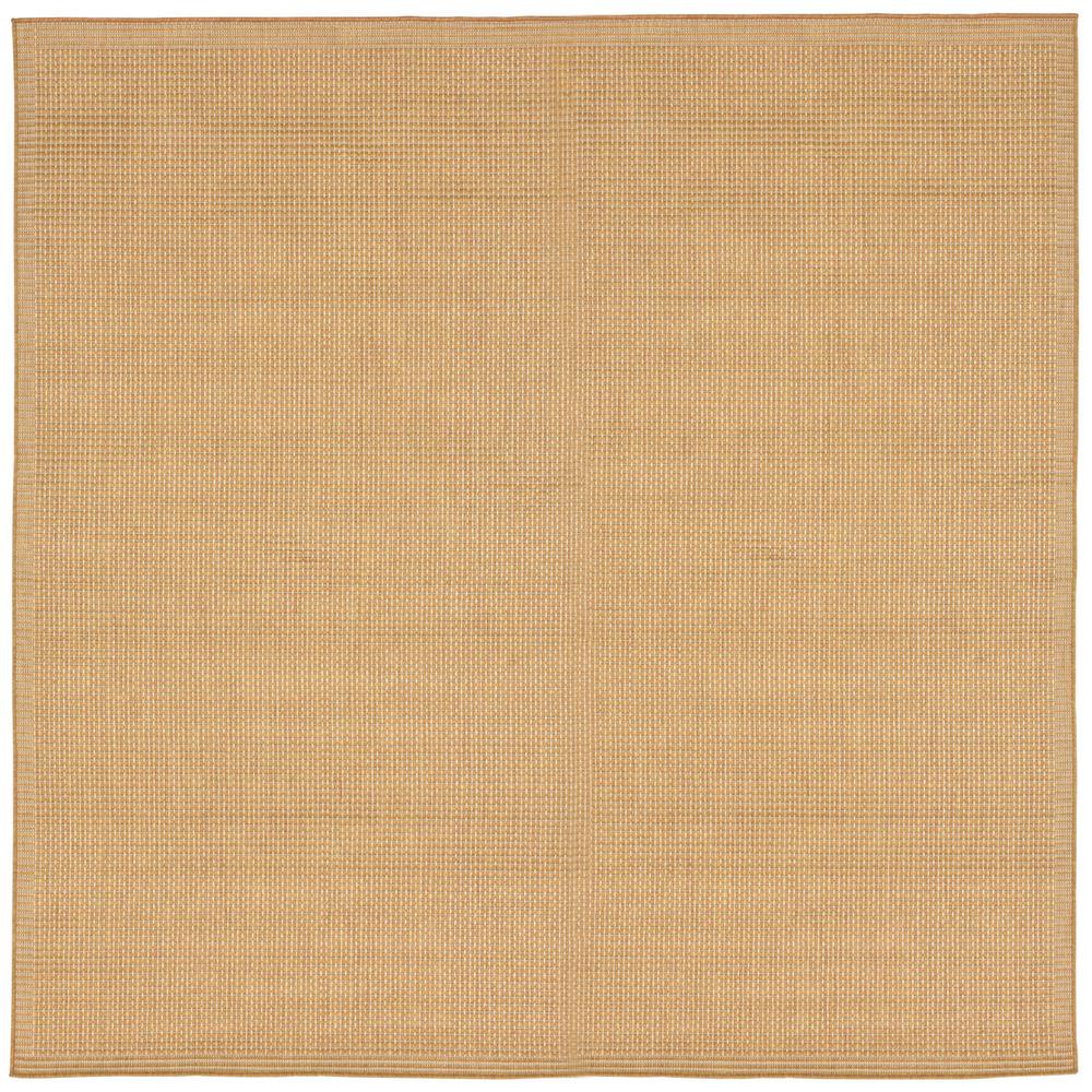 Baxter Solid Almond 8 Ft X Square Indoor Outdoor Area Rug Baxter Solid Almond 8 Ft X Square Indoor Outdoor Area Rug