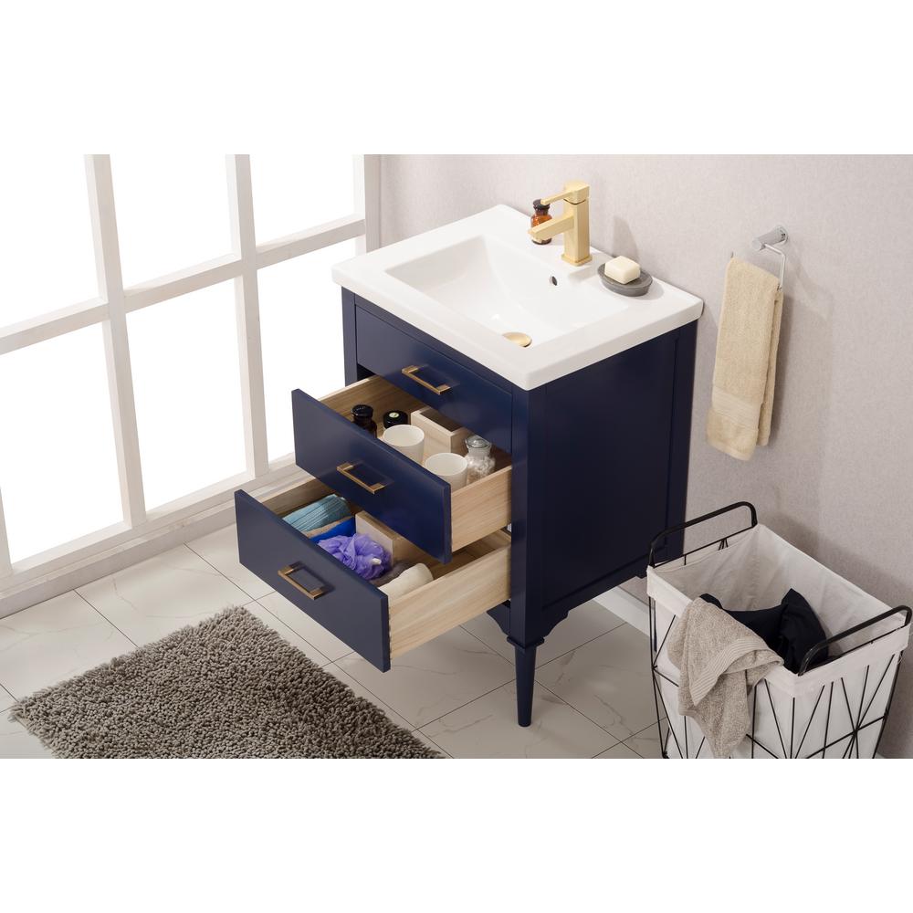 Design Element Mason 24 In W X 18 D Bath Vanity Blue With Porcelain Top White Basin S01 Blu The Home Depot - Design Element Mason 24 Single Sink Vanity In Blue Design Element Mason 24 In W X 18 D Bath Vanity Blue With Porcelain Top White Basin S01 Blu The Home Depot - Design Element Mason 24 Single Sink Vanity In Blue