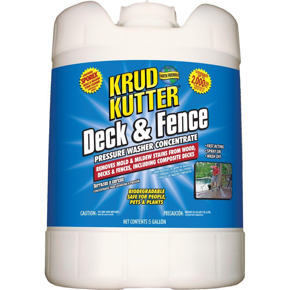 Krud Kutter 5 gal. Deck and Fence Pressure Washer Concentrate by Krud Kutter