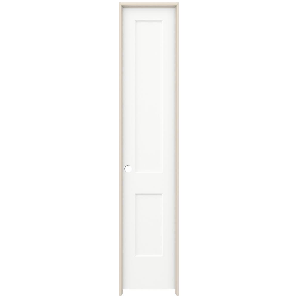 Jeld Wen 20 In X 96 In Monroe White Painted Right Hand Smooth Solid Core Molded Composite Mdf Single Prehung Interior Door