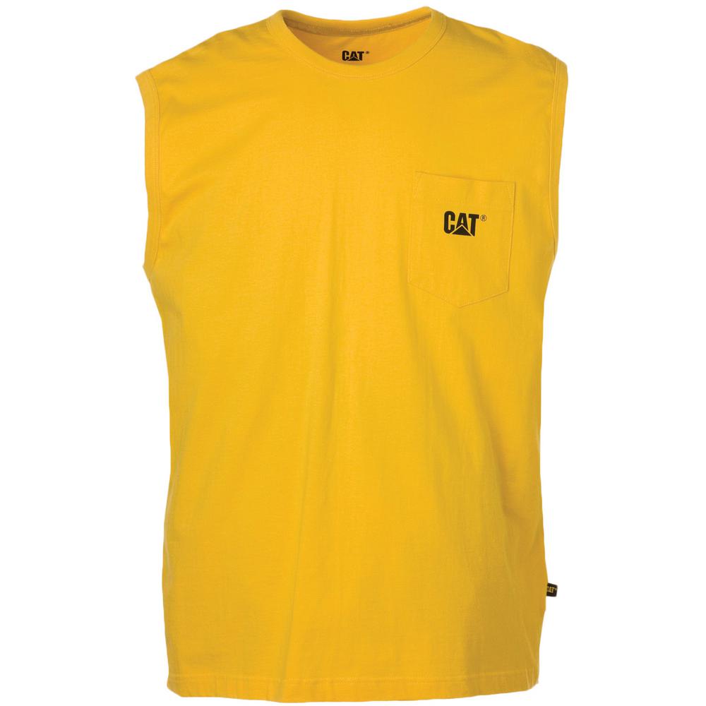 Caterpillar Mens Hi-vis Sleeveless T-Shirt Regular and Big /& Tall Sizes