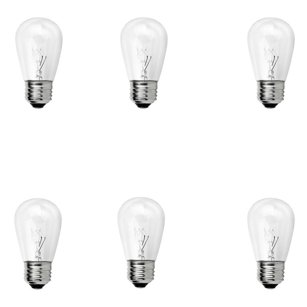Newhouse Lighting Outdoor Weatherproof 11 Watt S14 Incandescent Newhouse Lighting Outdoor Weatherproof 11 Watt S14 Incandescent Replacement String Light Bulb Standard Base