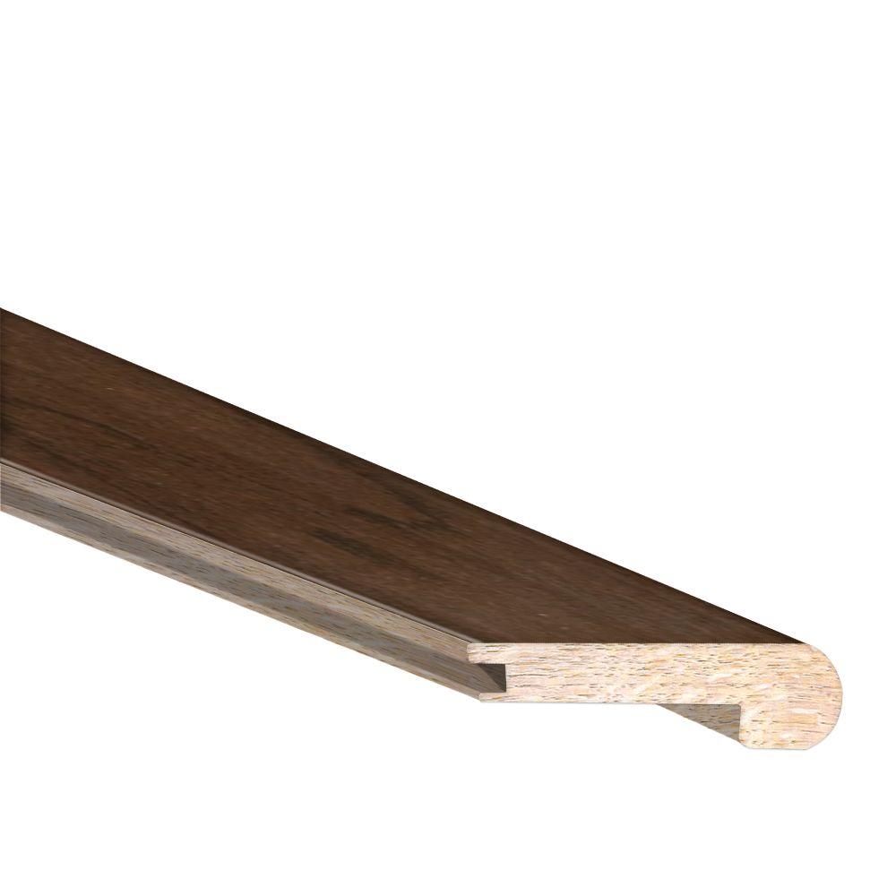 Hickory Stair Nose Wood Floor Trim Hardwood Flooring The Home Depot