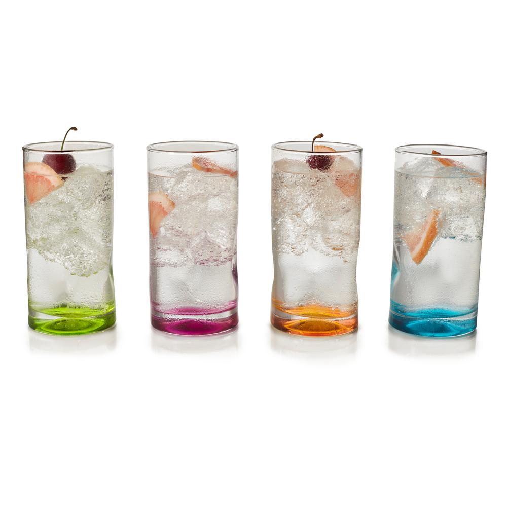 coloured drinking glasses glassware