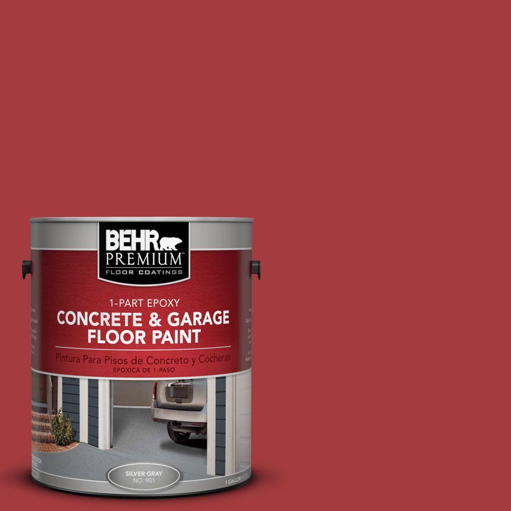 Behr Premium Garage Floor Paint Exterior The Home Depot Pfc 03 Red Baron 1 Part Epoxy Concrete And Garage