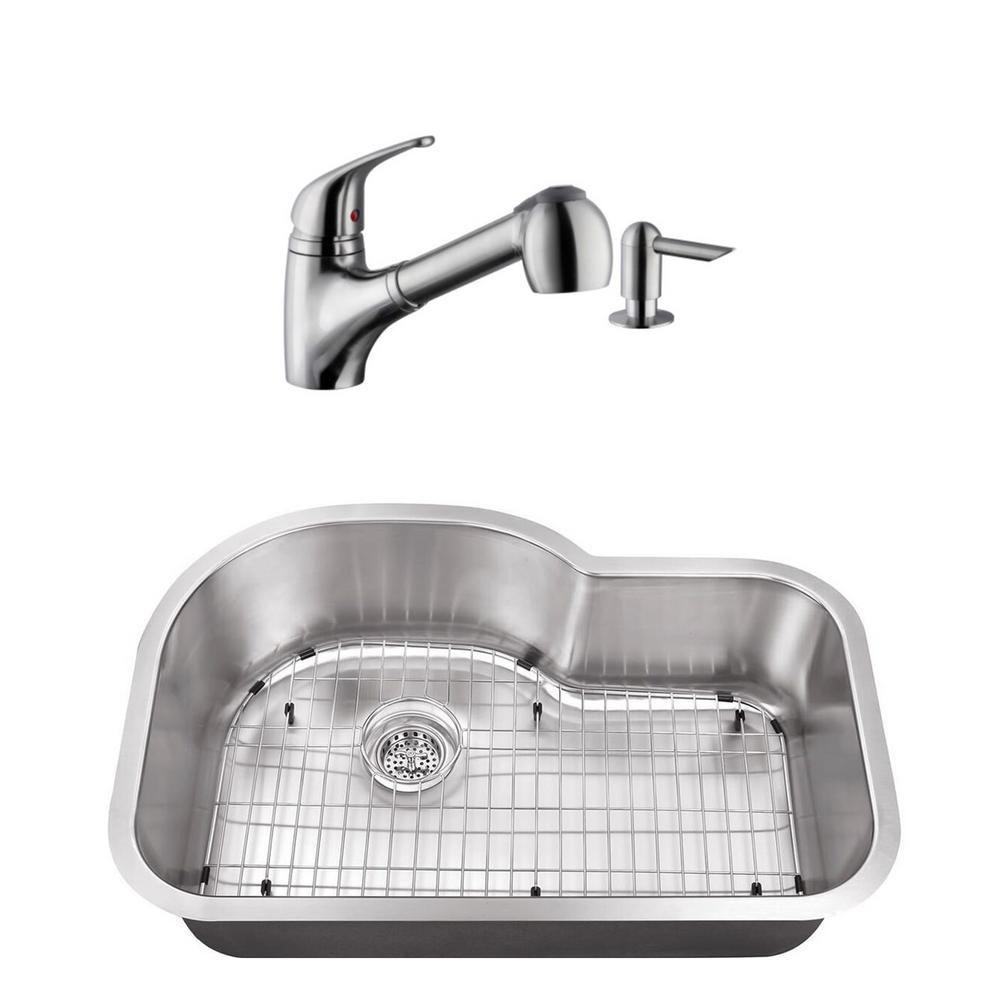 Cahaba Undermount Stainless Steel 31 1 2 In Eurostyle Single Bowl