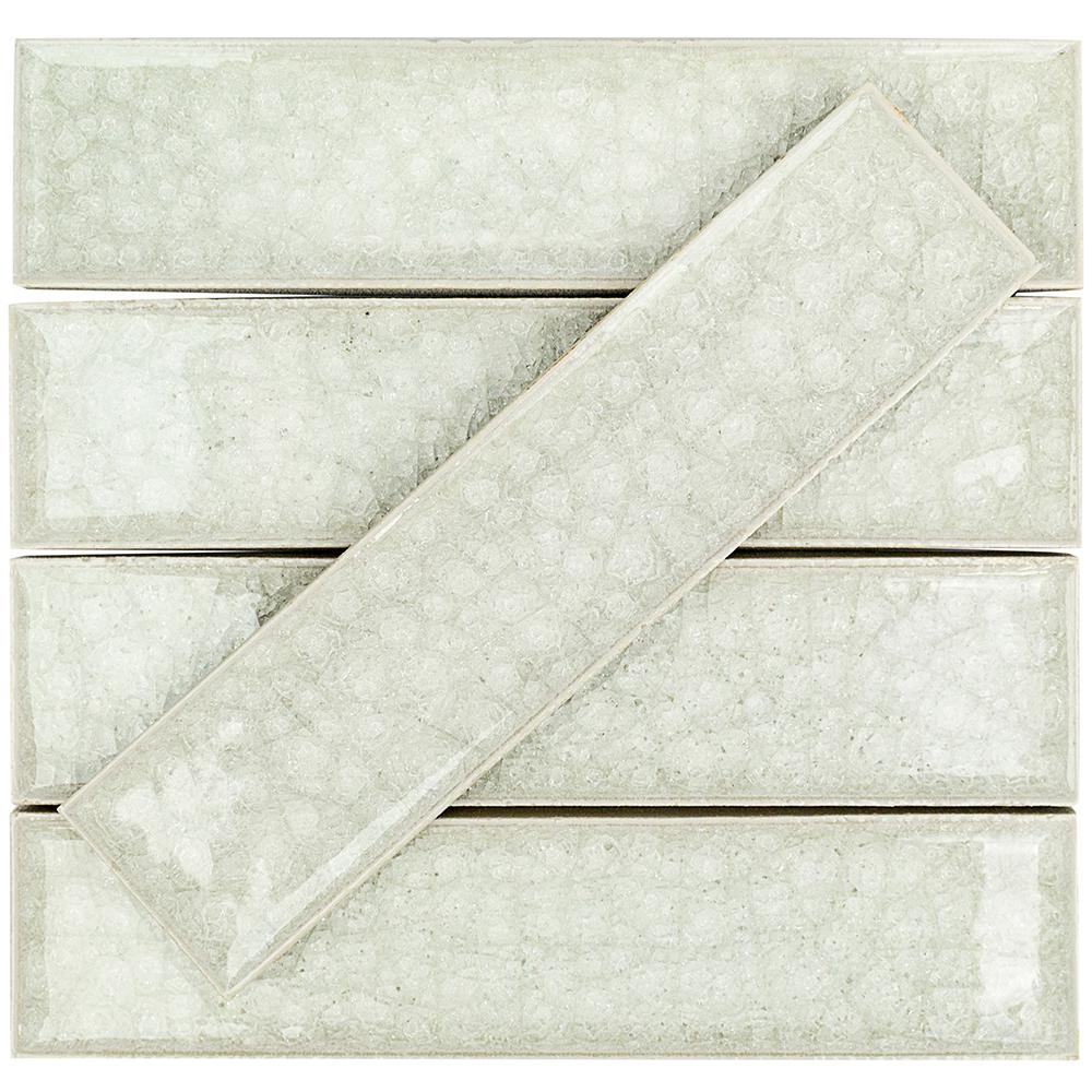 Ivy Hill Tile  Roman  Selection Iced Light Cream 2 in x 8 