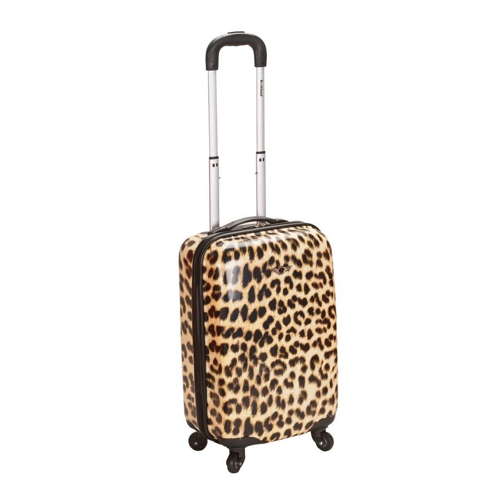 Rockland 20 in. Polycarbonate Carry-On, Leopard was $160.0 now $56.0 (65.0% off)