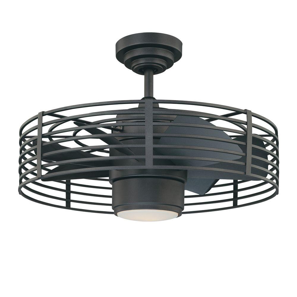 Designers Choice Collection Enclave 23 In Natural Iron Ceiling Fan Ac17723 Ni The Home Depot