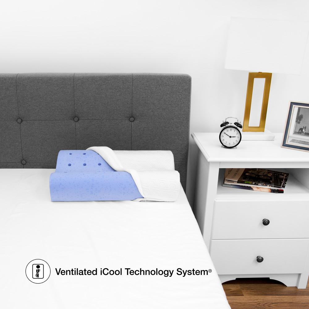 SensorPEDIC Majestic Gel-Infused Memory Foam Standard ...