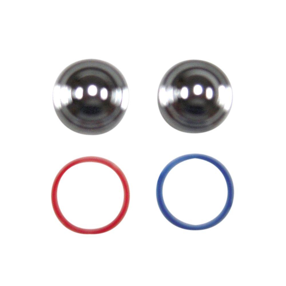 American Standard Index Buttons with Hot and Cold Index Rings in