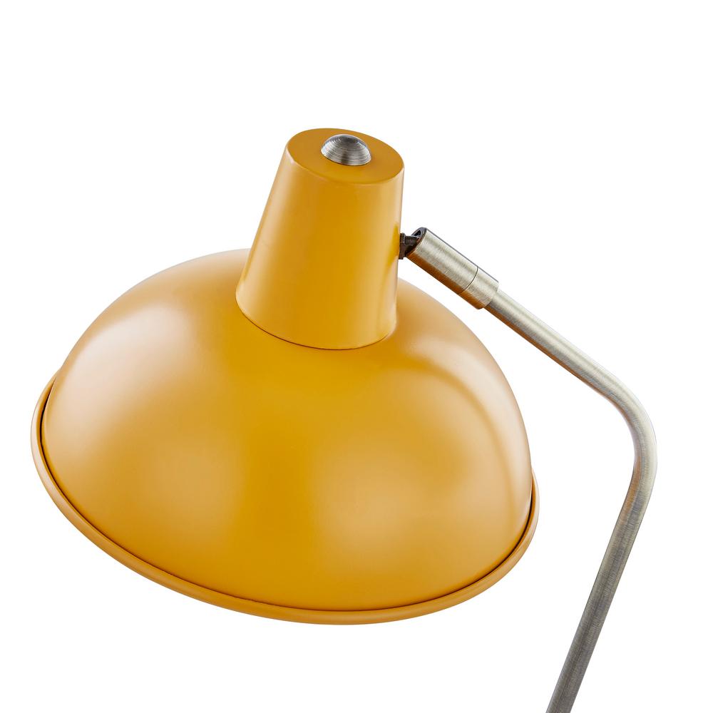mustard yellow desk lamp