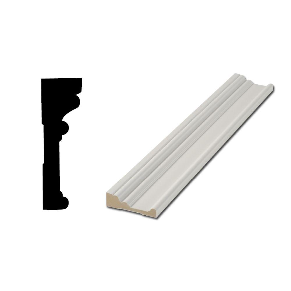 Finished Elegance RB03 11/6 in. x 31/2 in. MDF Door and Window Casing