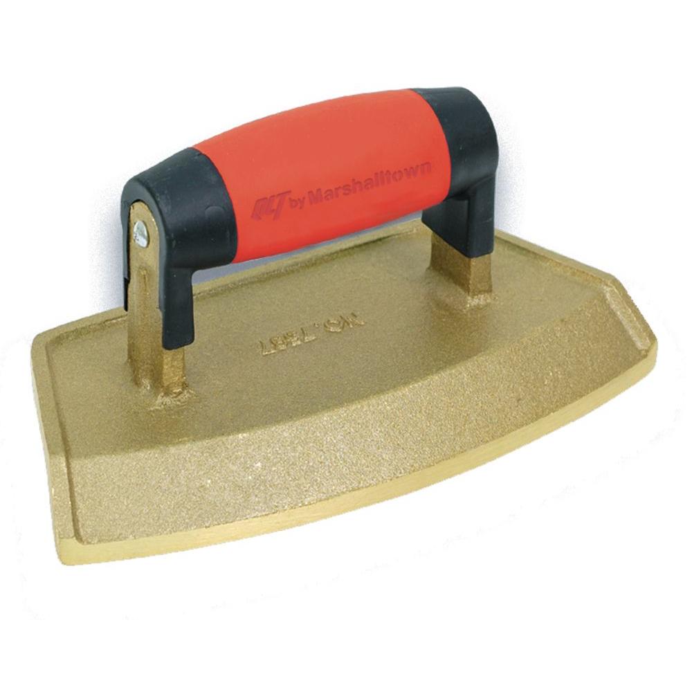 Marshalltown 18" Dia 3/4 in. Lip Bronze Chamfer Tube Edger with Soft