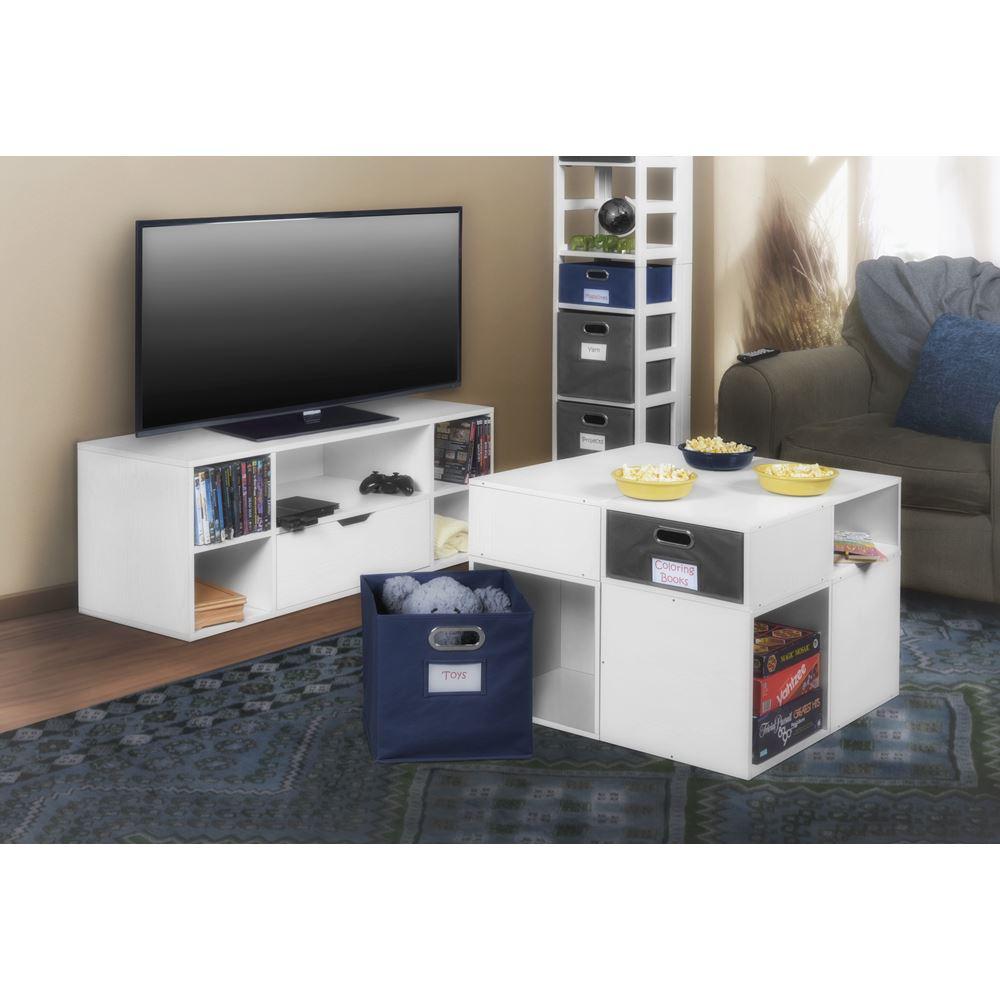 Regency Brasas White Wood Grain Tv Stand Hdbrtvl4816wh The Home