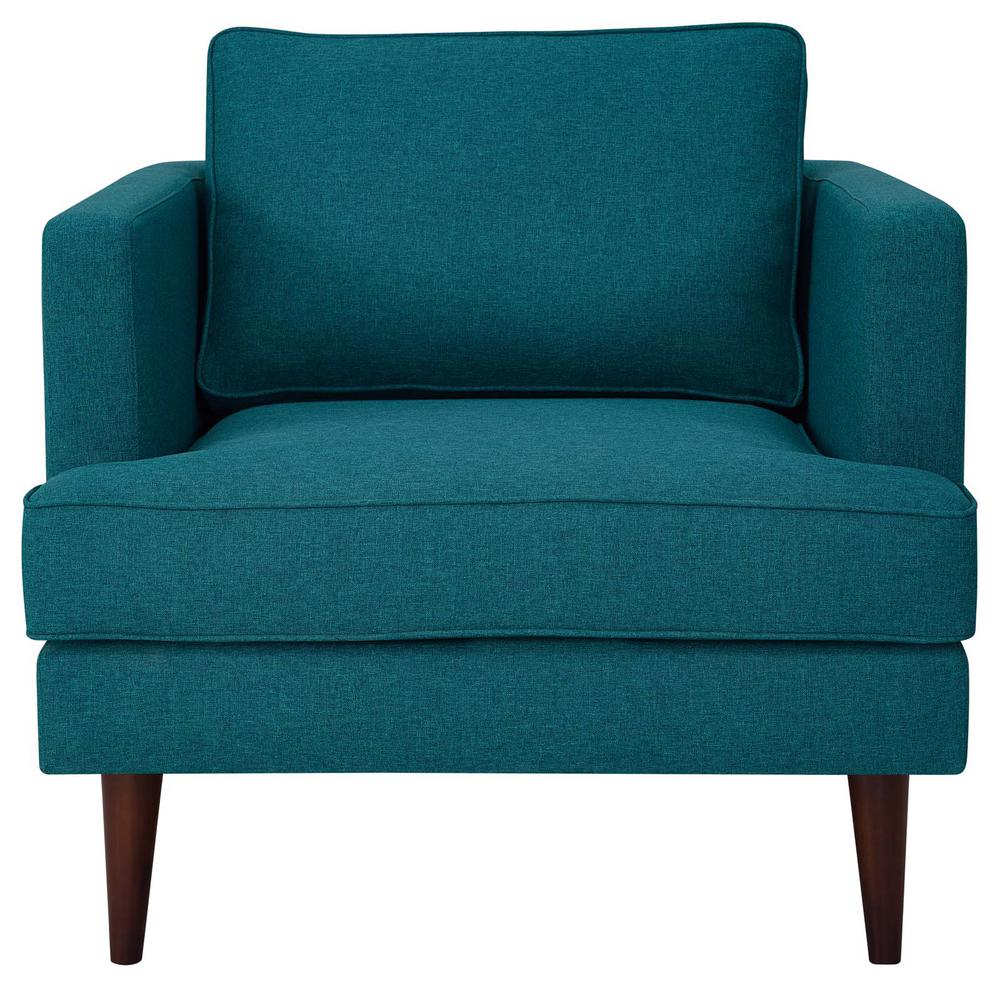 teal club chair