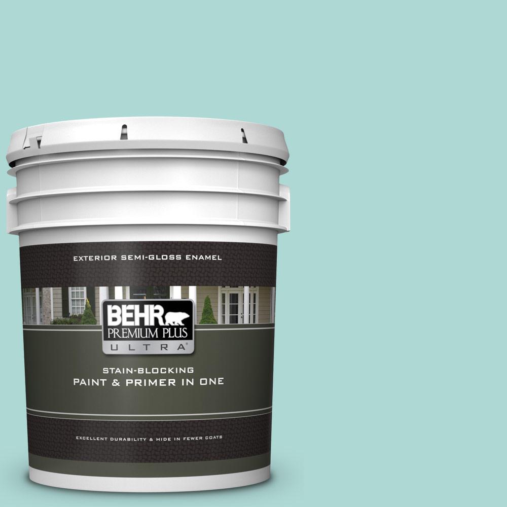 BEHR Premium Plus Ultra 5 gal. #M450-3 Wave Top Semi-Gloss Enamel