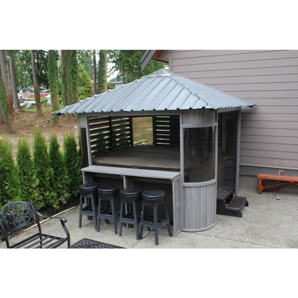 Gazebo With Bar And Stools