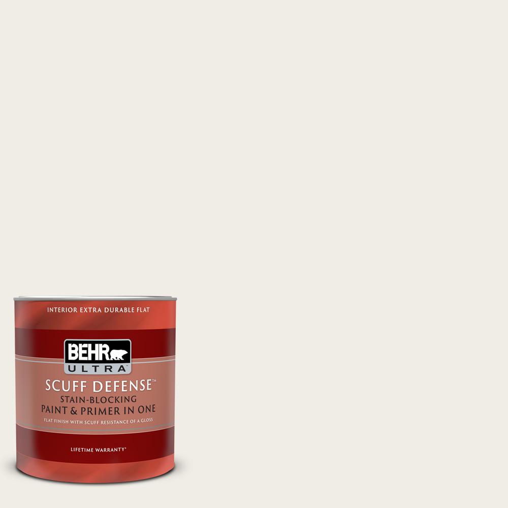 BEHR ULTRA 1 qt. 780C1 Sea Salt Extra Durable Flat Interior Paint and