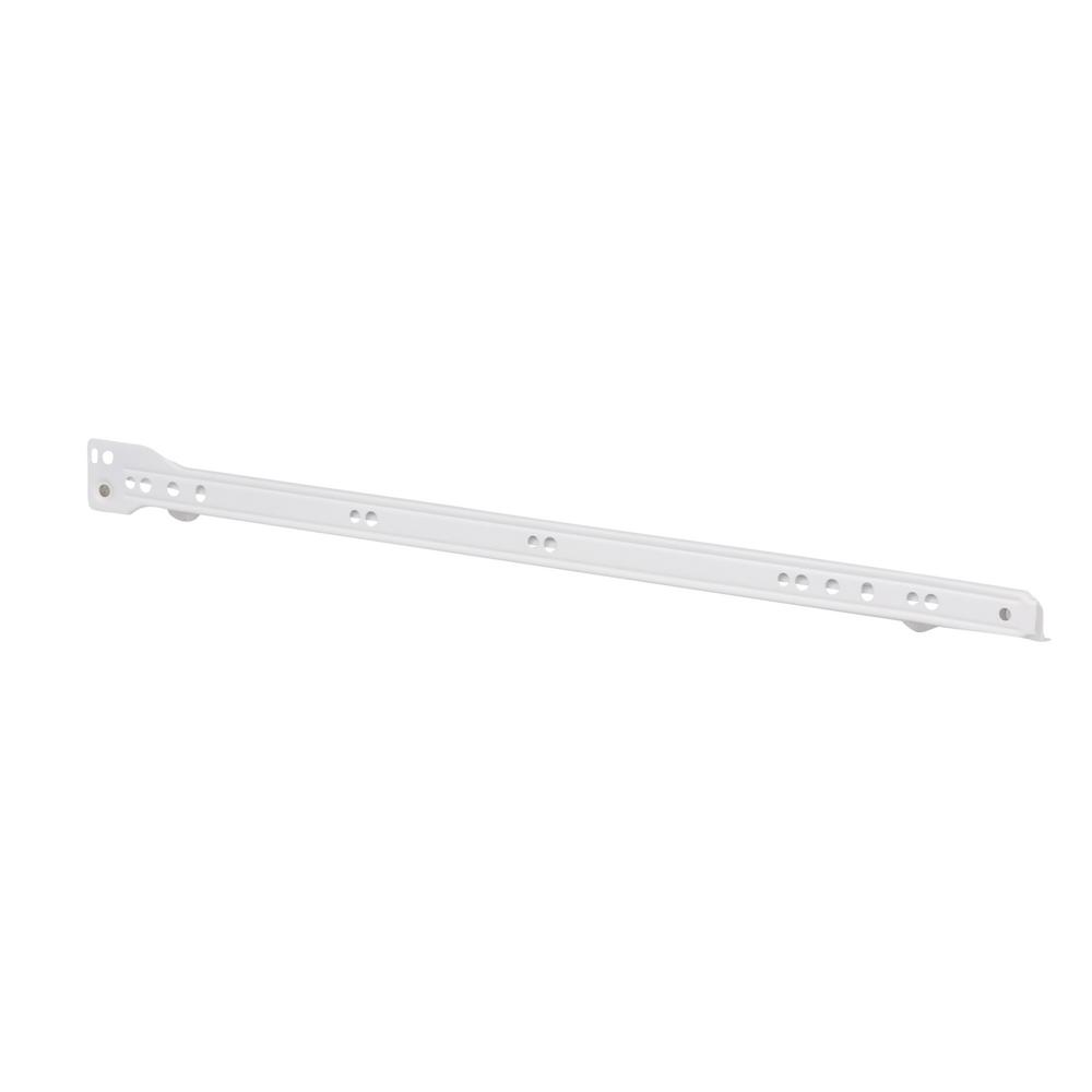 Prime Line 19 3 4 In White Painted Steel Bottom Mount Self