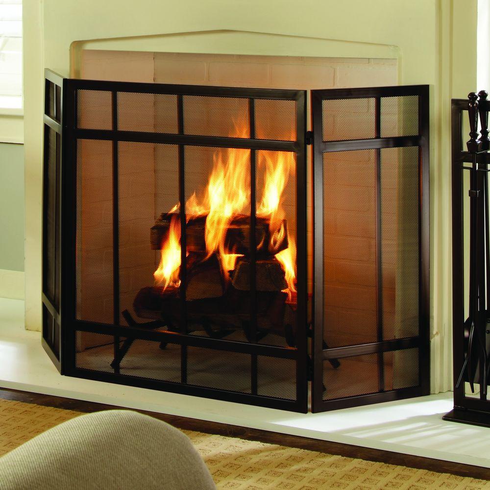 Pleasant Hearth Mission Style 3 Panel Fireplace Screen Fa017sb The Home Depot - Pleasant Hearth Mission Style 3 Panel Fireplace Screen Pleasant Hearth Mission Style 3 Panel Fireplace Screen Fa017sb The Home Depot - Pleasant Hearth Mission Style 3 Panel Fireplace Screen