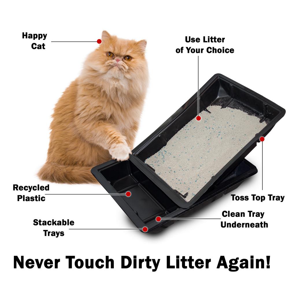 throw away cat litter box
