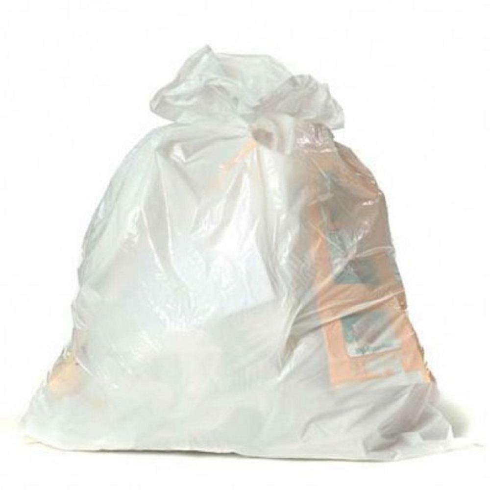 white garbage bag