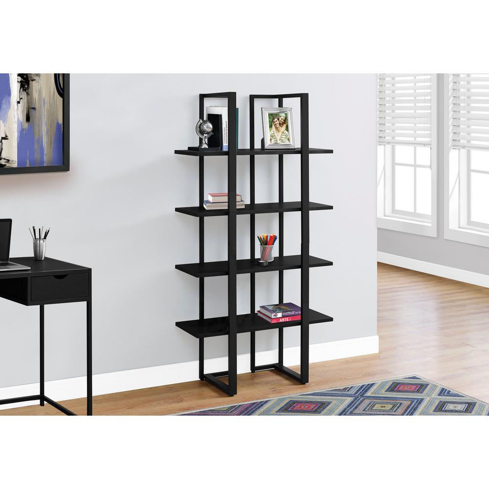 Black Bookcase HD7236 The Home Depot