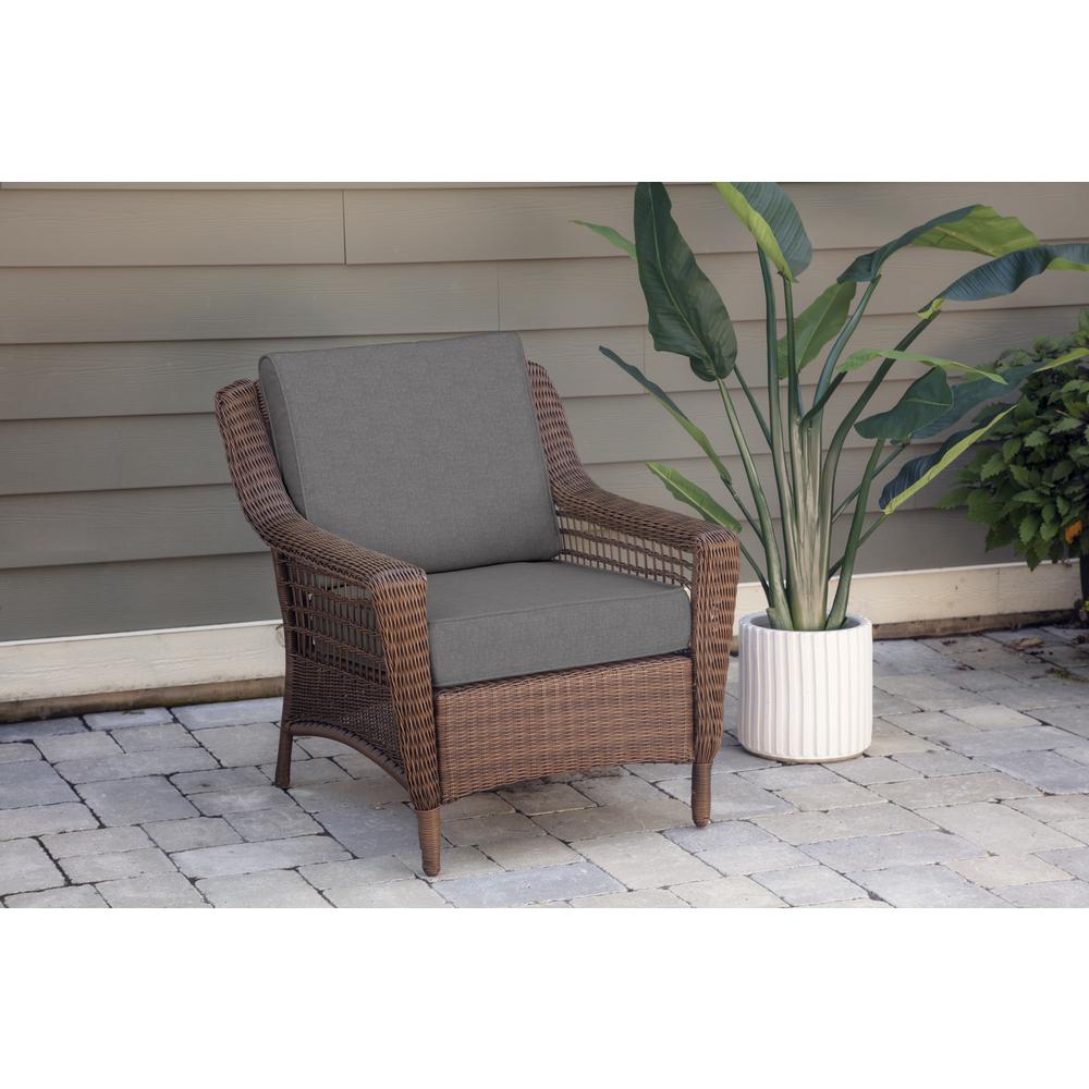 24 x 24 Sunbrella CAST Slate Outdoor poltrona cuscino grigio