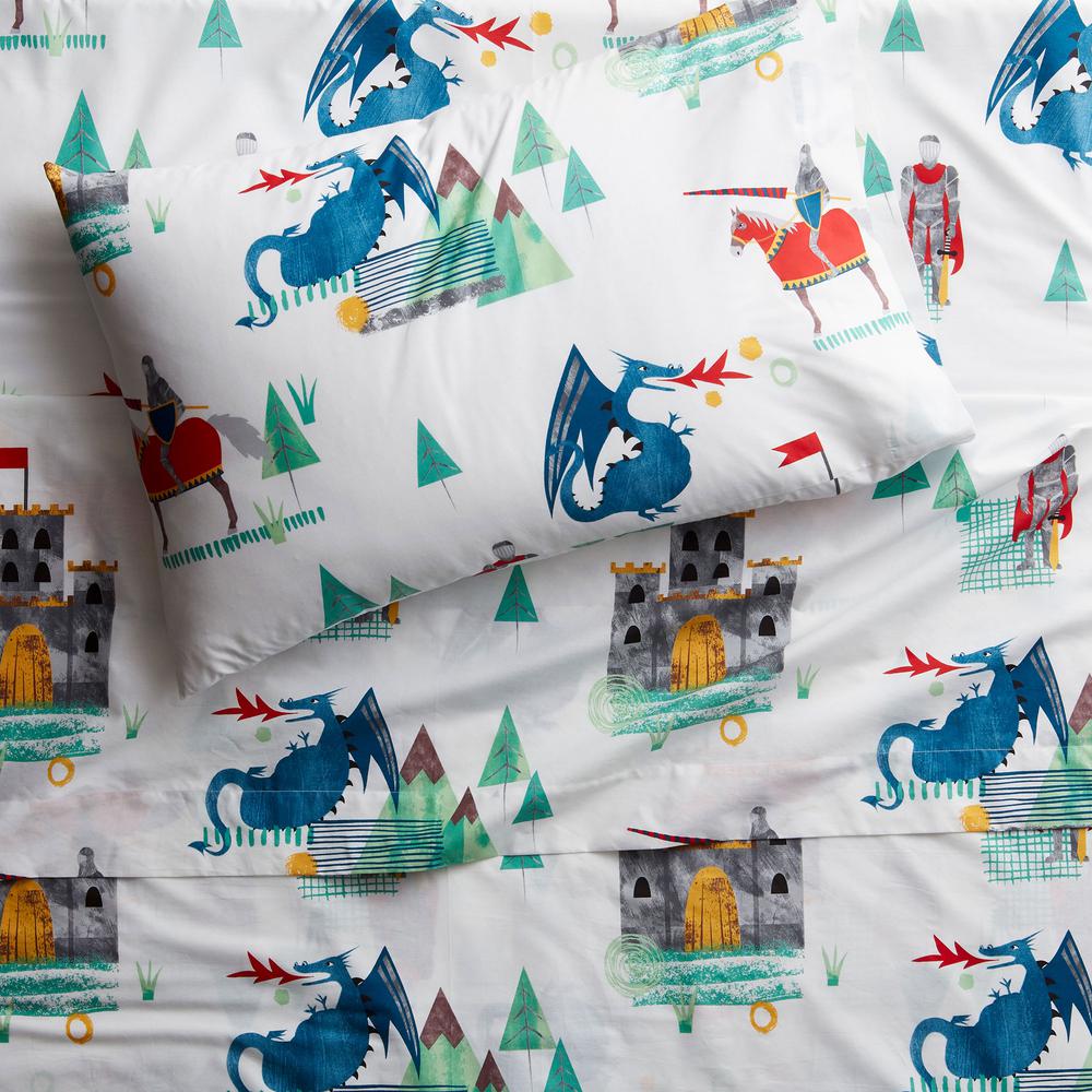 Company Kids By The Company Store Knights And Dragons Multicolored