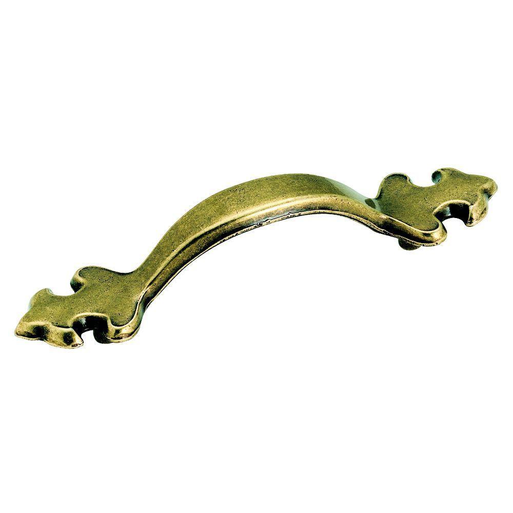 Richelieu Hardware Traditional 5 in. Burnished Brass PullBP410128BB