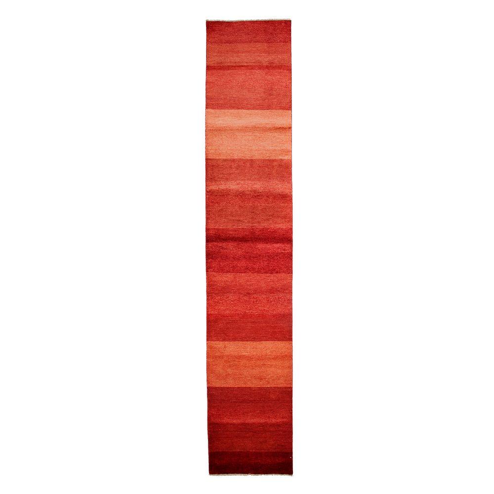 Darya Rugs Modern Red 3 Ft X 14 Indoor Runner Rug M1719 468 Darya Rugs Modern Red 3 Ft X 14 Indoor Runner Rug