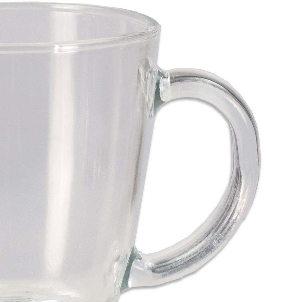 round glass mug